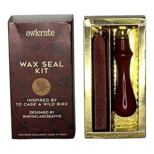OwlCrate To Cage a Wild Bird Wax Seal Kit - Brooke Fast May 2026 YA Box Item